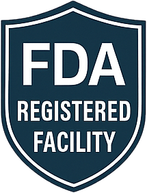 Instalación registrada ante la FDA badge